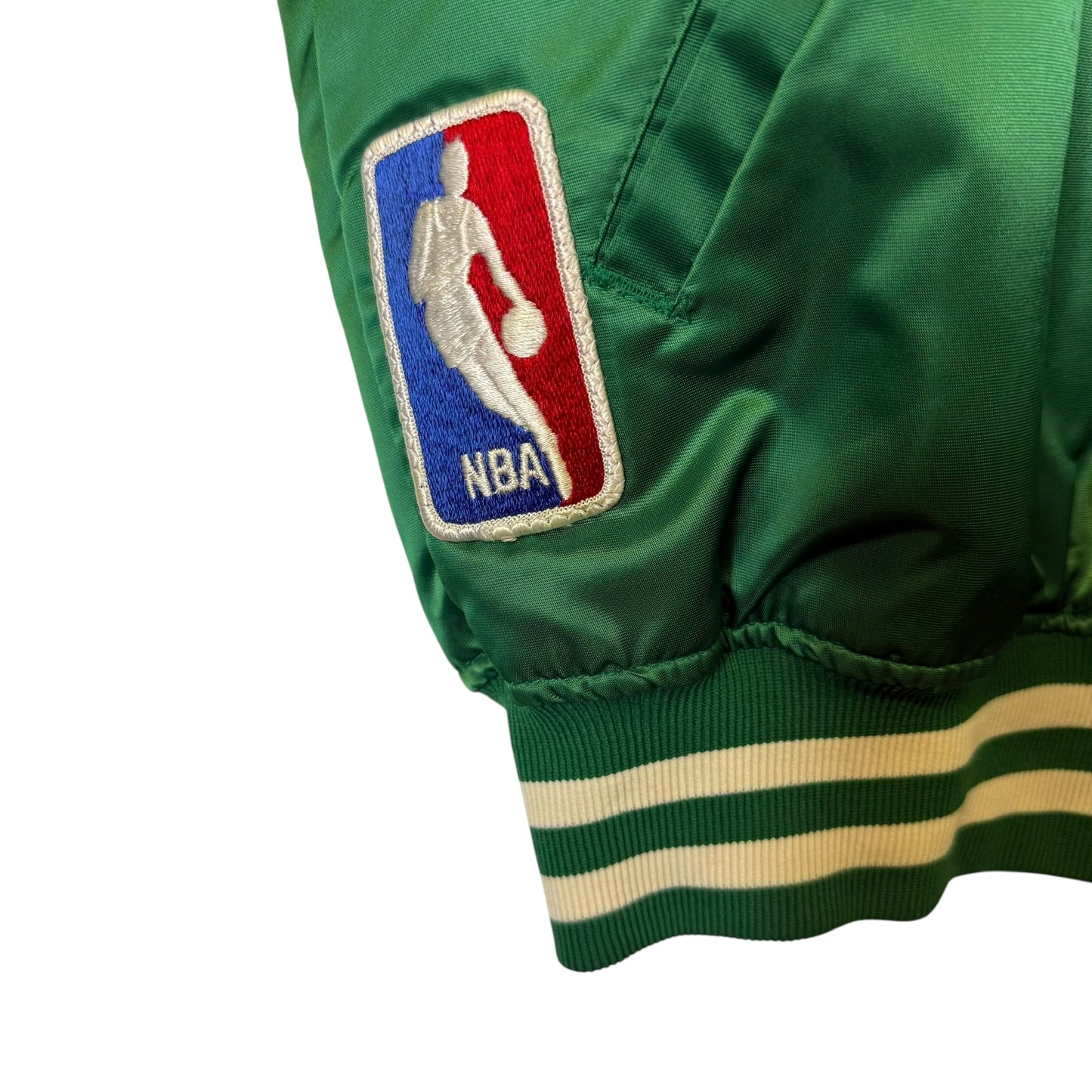90s Boston Celtics NBA Satin Starter Jacket Sz L