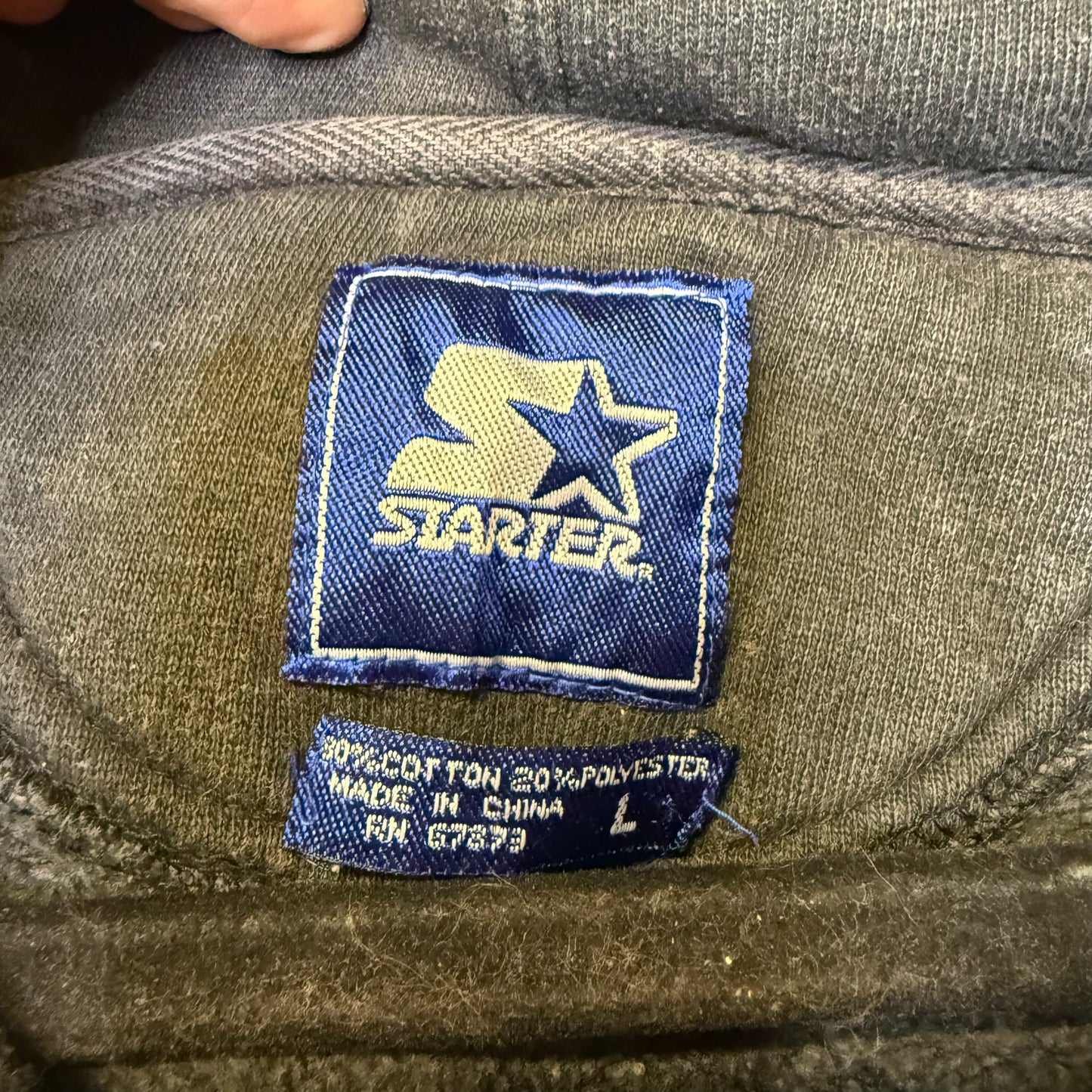 90s Oregon Ducks NCAA Starter Hoodie Sz L (B2464)