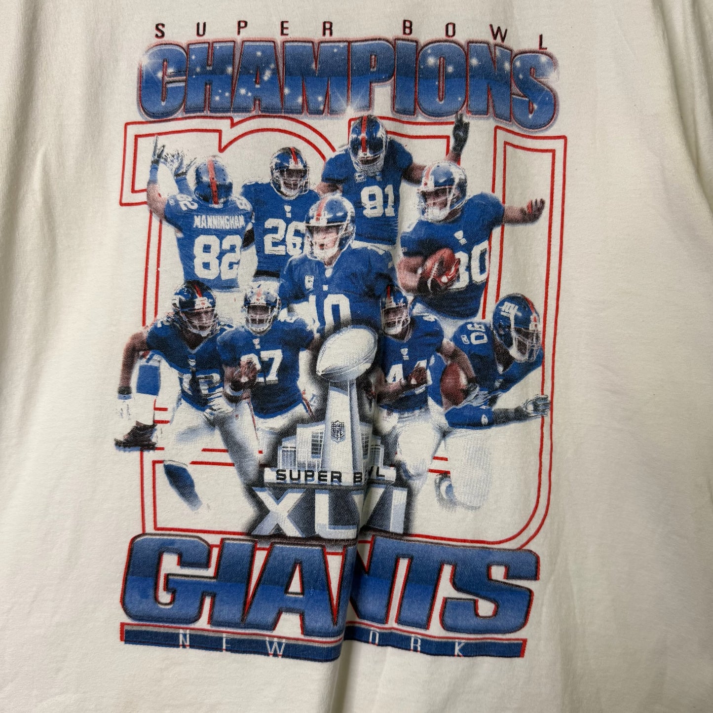2000s New York Giants NFL T-shirt Sz L (B1620)
