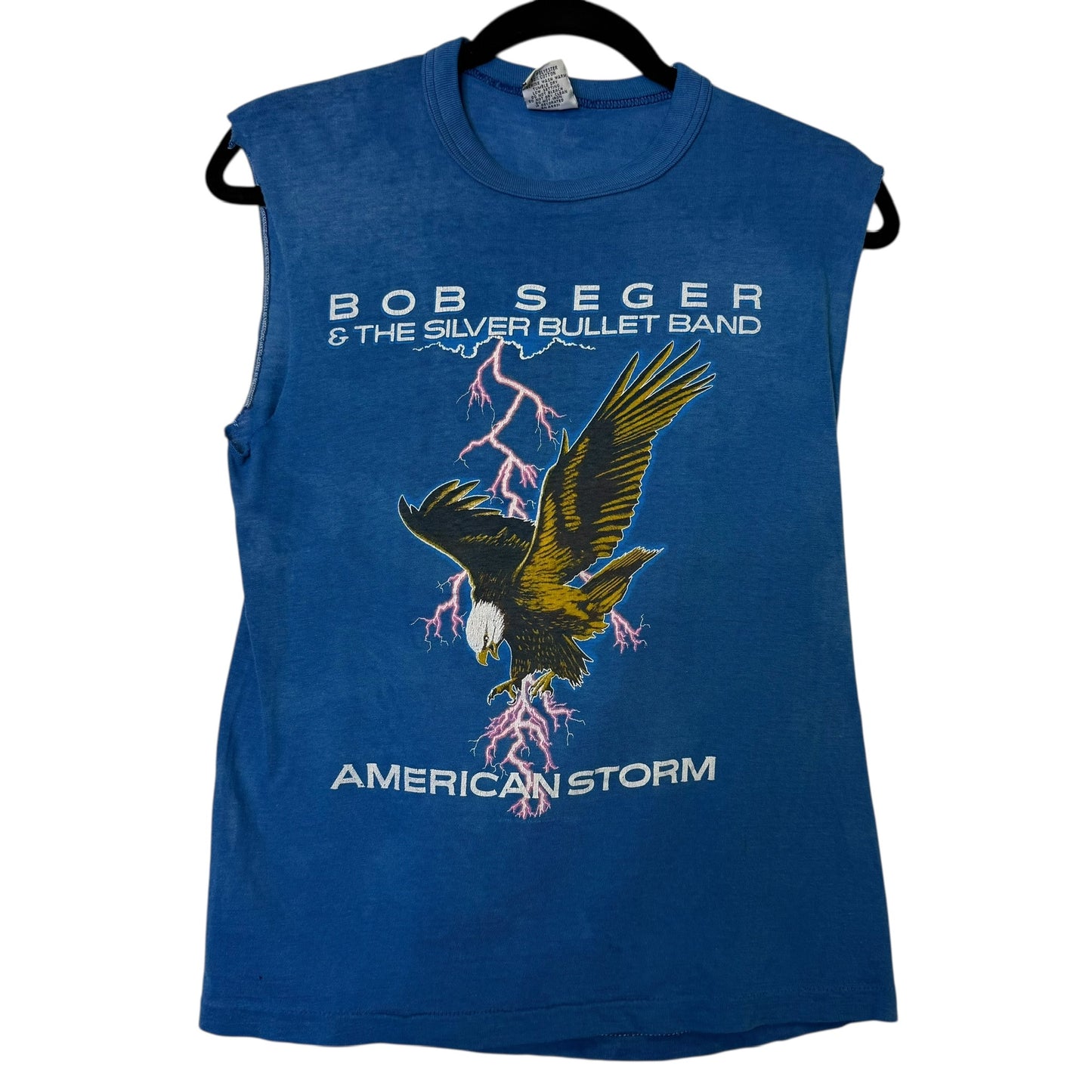 1986 Bob Seger & The Silver Bullet Band T-Shirt Sz M (B409)