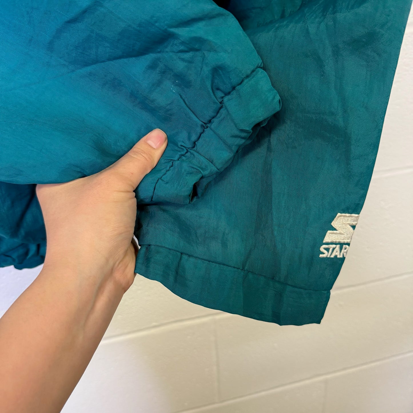 90s Miami Dolphins NFL Starter Jacket Sz L (B2490)