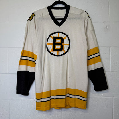 80s Boston Bruins Sandowknit Hockey NHL Jersey Sz M
