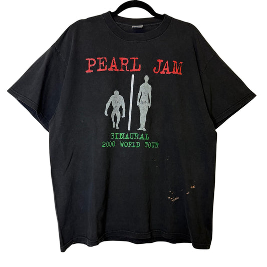 2000 Pearl Jam Binaural Tour T-shirt Sz XL