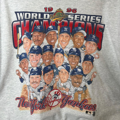 1996 New York Yankees MLB Caricature T-shirt Sz 2XL (L961)