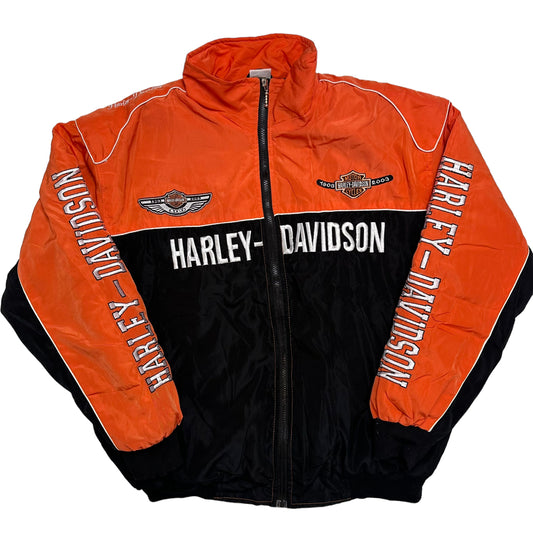 90’s Harley Davidson Racing Jacket Sz XL (A3022)