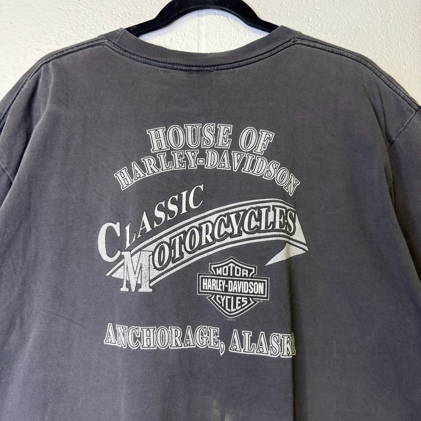 2002 Harley Davidson Anchorage Alaska T-Shirt Sz XL (B1988)