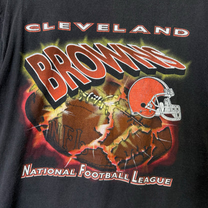 90's Cleveland Browns NFL T-shirt Sz L (B677)