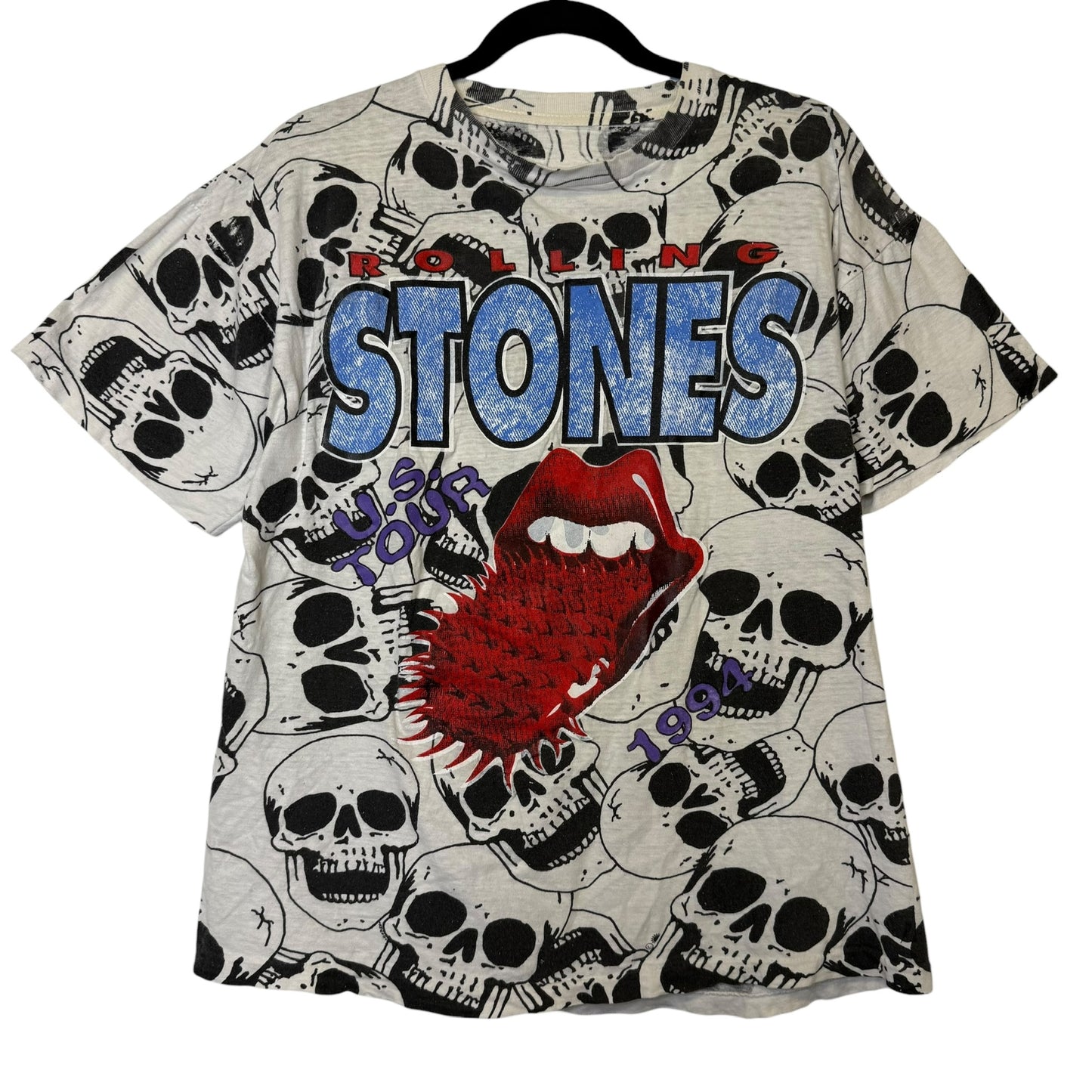 1994 Rolling Stones Voodoo Lounge T-Shirt Sz L (B363)