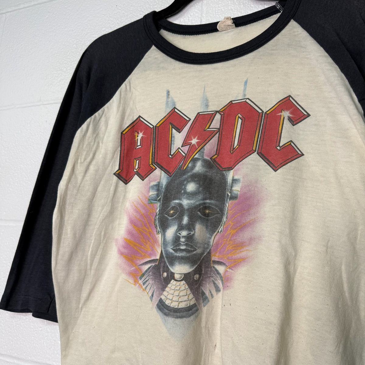 1989 AC/DC Who Made Who Band Raglan T-Shirt