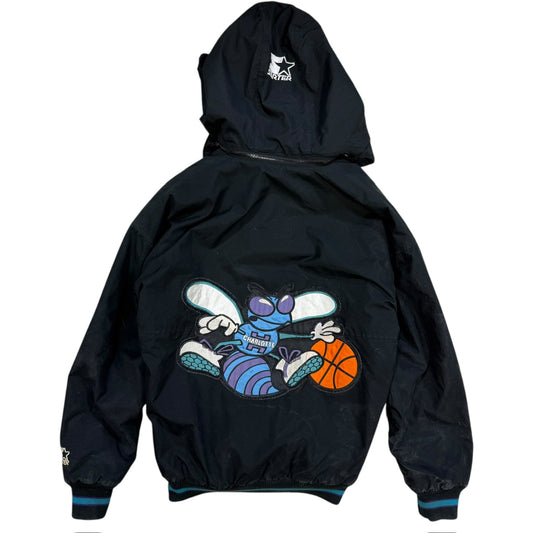 90s Charlotte Hornets NBA Starter Jacket Sz S
