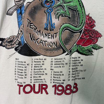 1988 Aerosmith Permanent Vacation Raglan T-shirt