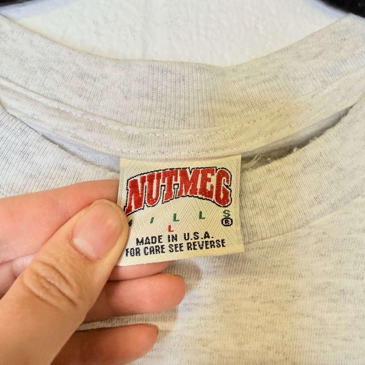 90's Miami Dolphins Nutmeg Breakthrough T-Shirt Sz L (B2078)