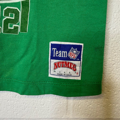 90s Philadelphia Eagles Randall Cunningham NFL Nutmeg Player T-Shirt Sz L