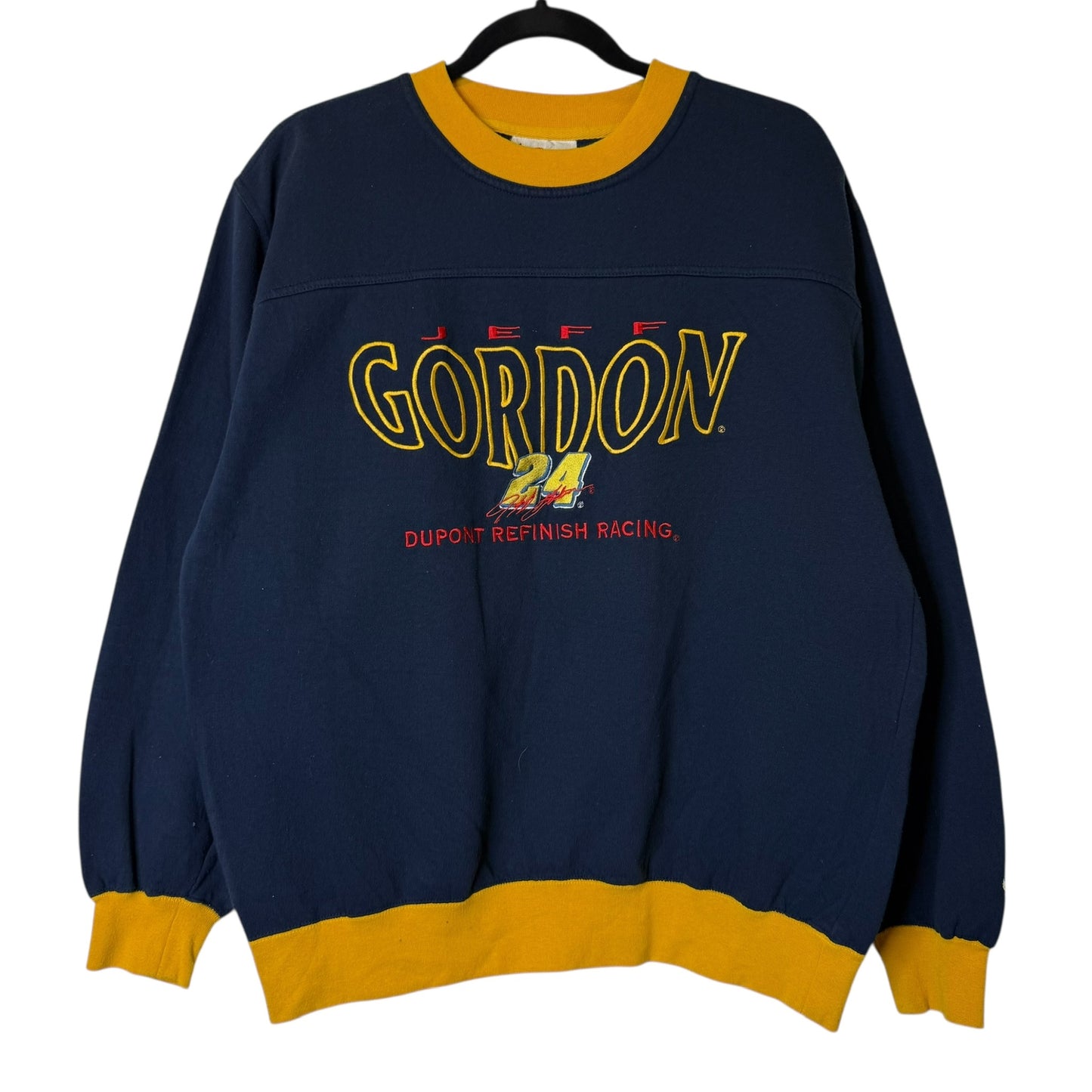 90's Jeff Gordon NASCAR Crewneck Sz M (B1926)