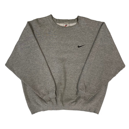 90’s Nike Mini Swoosh Grey Sz L (A2276)