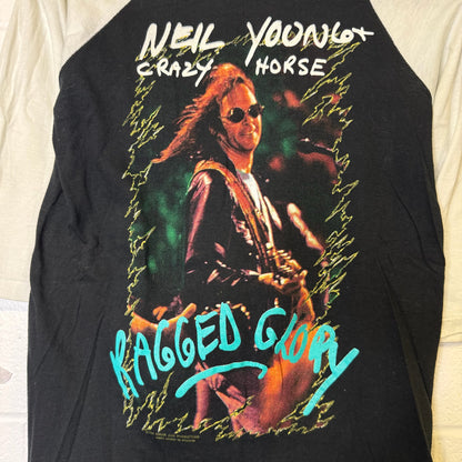 1991 Neil Young Crazy Horse T-Shirt Sz M (B2552)