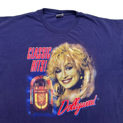 90s Dolly Parton Dollyworld T-Shirt Sz 2XL (A5670)