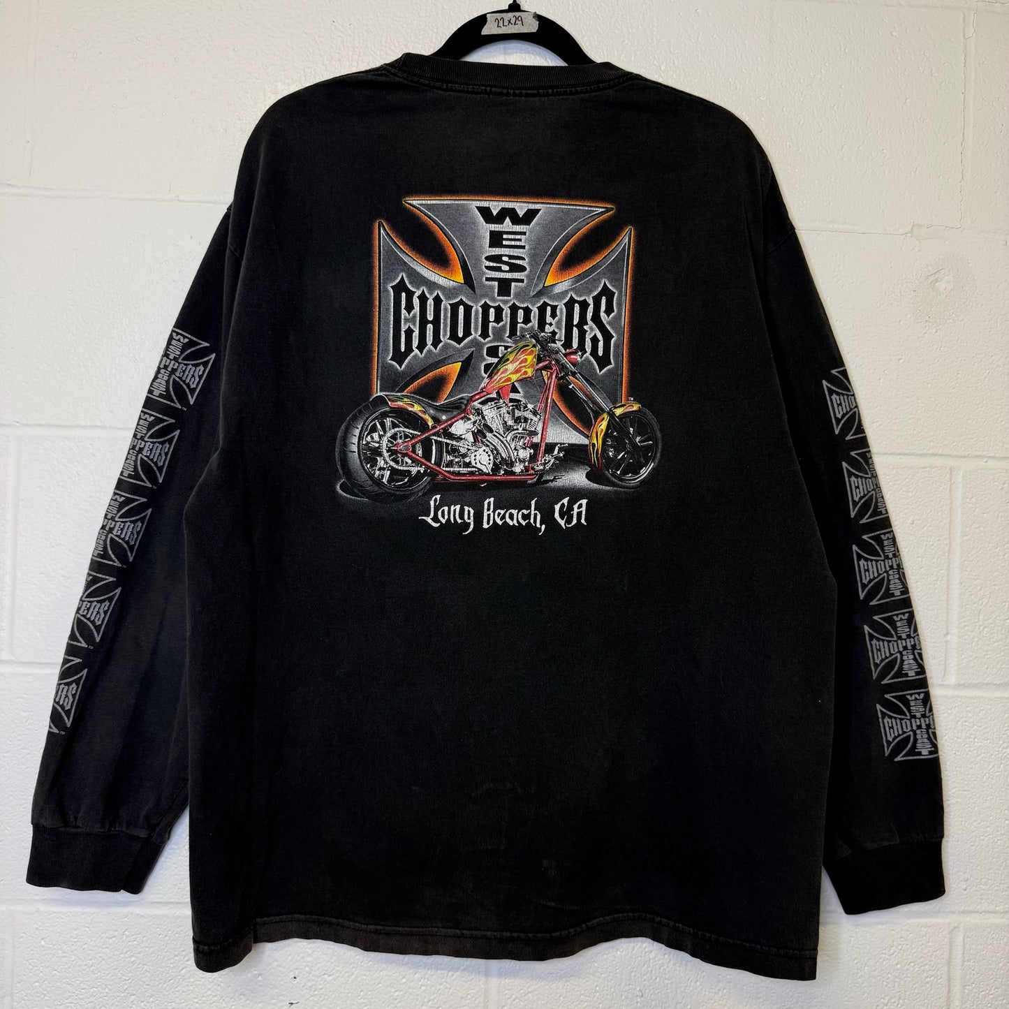 2000s West Coast Choppers Long Sleeve Shirt Sz XL