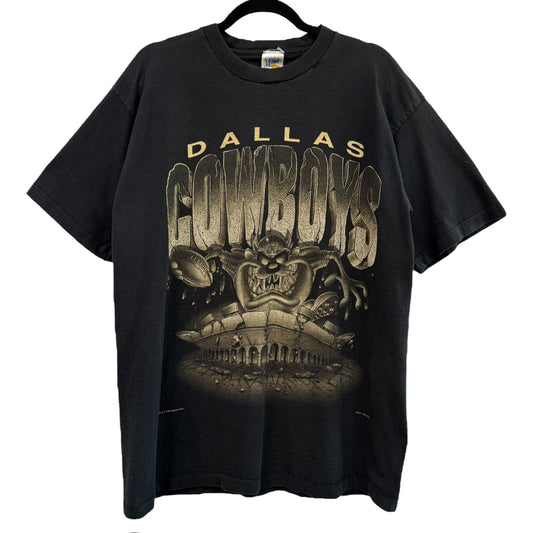 1995 Dallas Cowboys Taz NFL T-Shirt Sz L (B1264)
