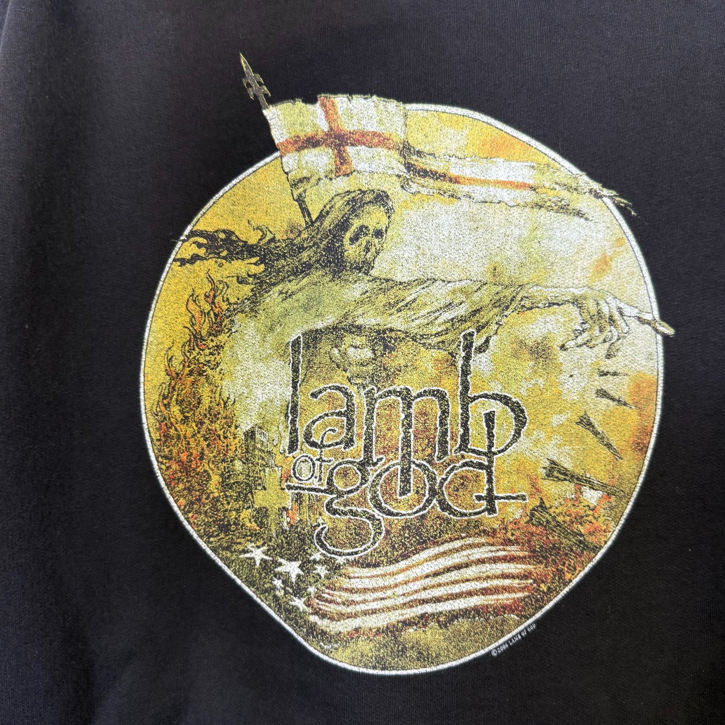 2006 Lamb Of God Concert Hoodie Sz L (B2033)