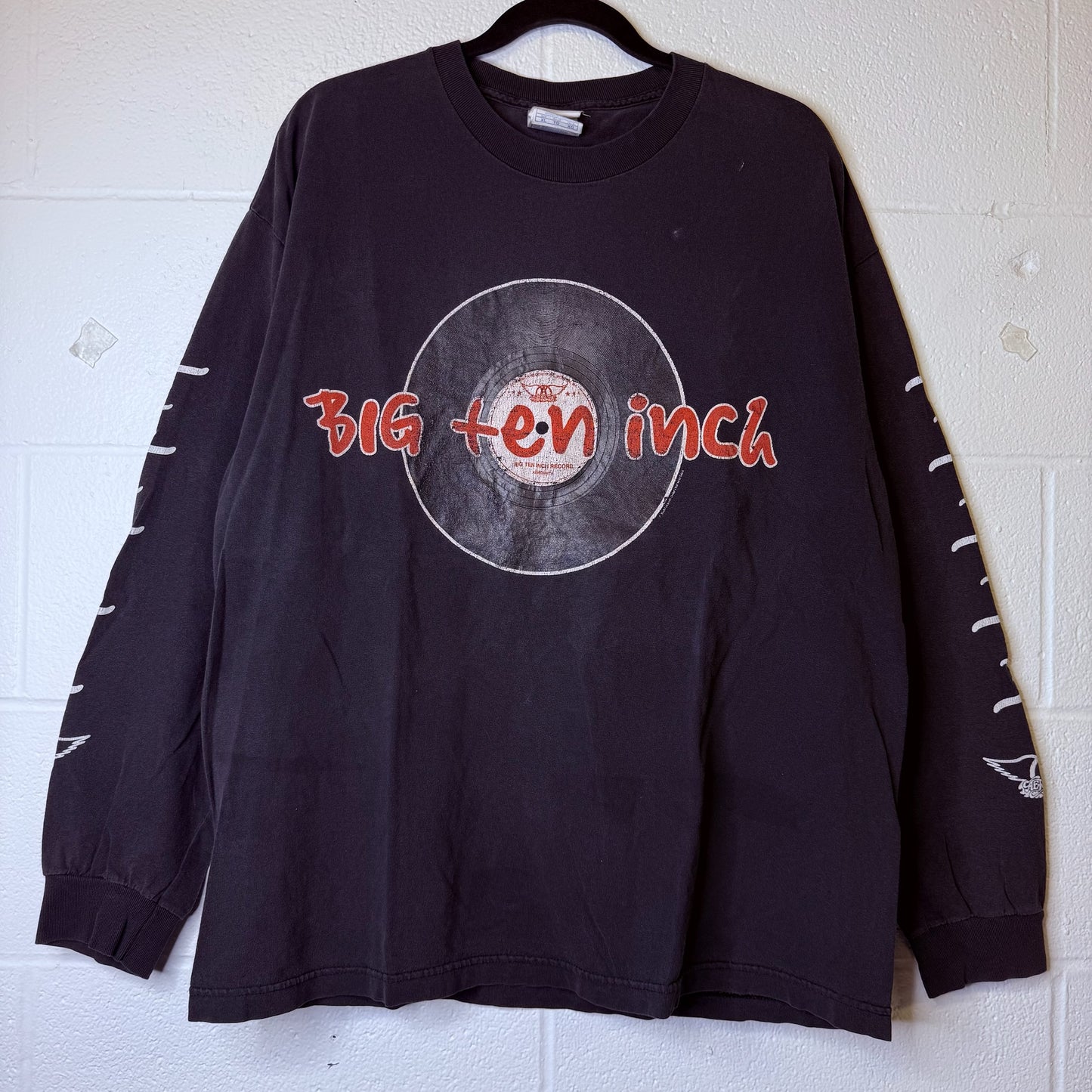 90s Aerosmith Big Ten Inch Band Long Sleeve Sz XL (B2379)