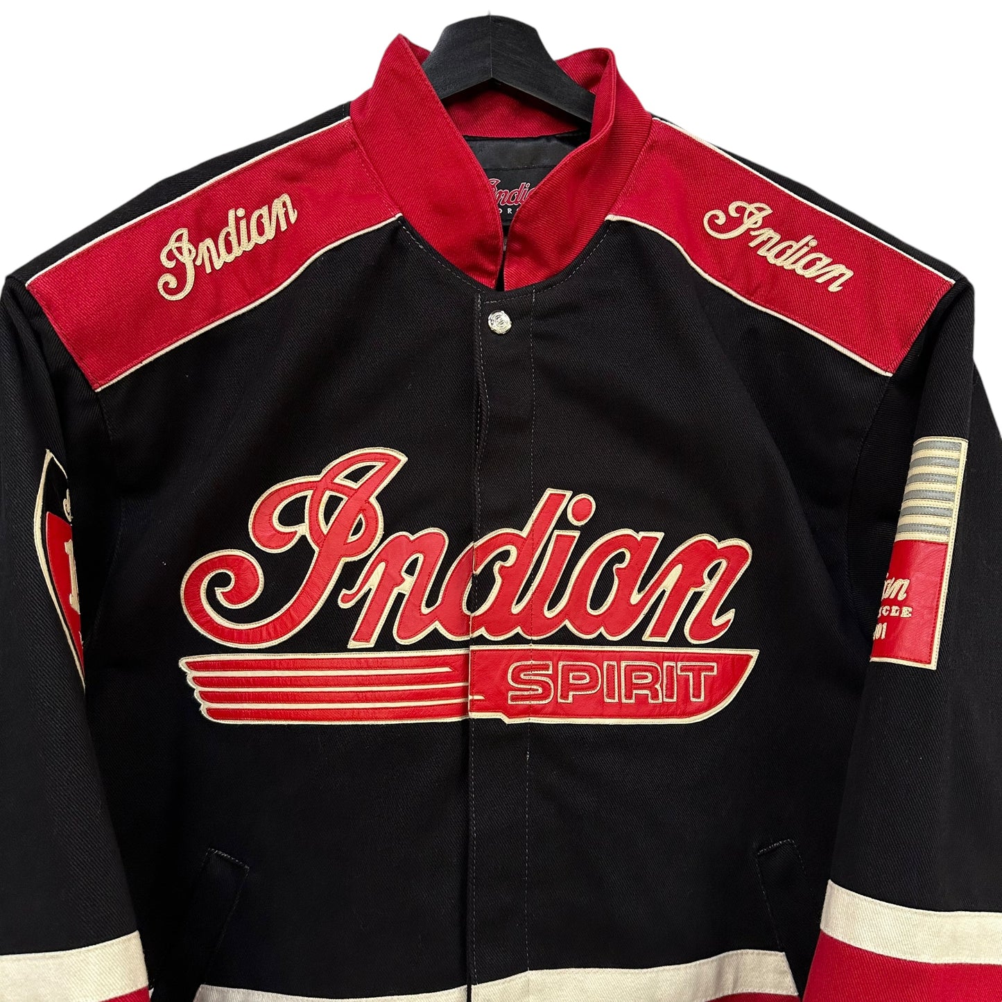 90s Indian Motorcycle Racing Jacket Sz L