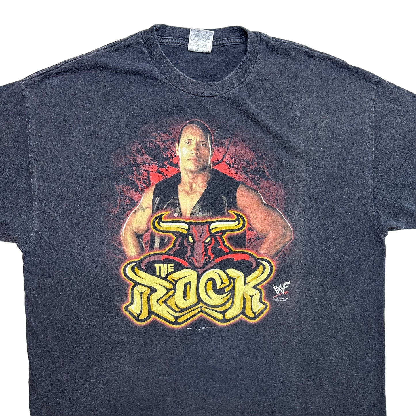 2002 The Rock WWF T-shirt Sz 2XL (A5676)