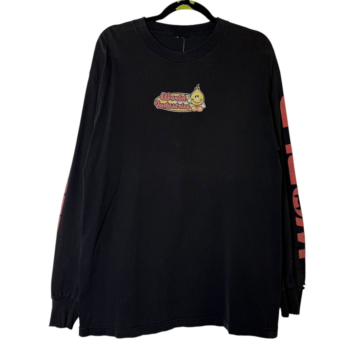 90's World Industries Skate Long Sleeve T-Shirt Sz L (A8960)