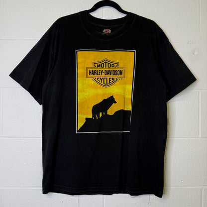 2010 Harley Davidson Yorkton Saskatchewan T-Shirt Sz L (B1397)