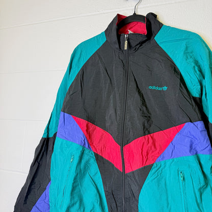 90s Adidas Colorblock Windbreaker Jacket (B2357)