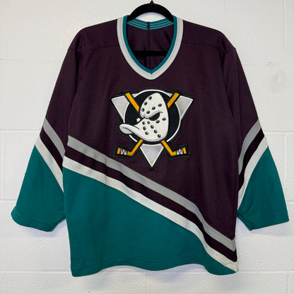 90’s Mighty Ducks NHL Hockey Jersey CCM Sz M (B2307)