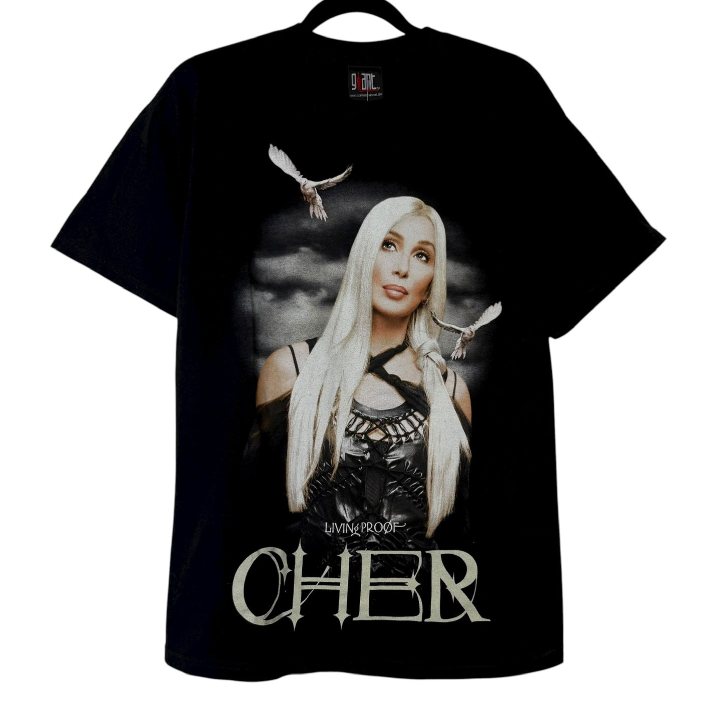 2003 Cher Living Proof Farewell Tour T-shirt Sz L (B1521)