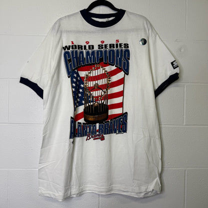 1995 Atlanta Braves MLB T-shirt Sz L (B1637) NWT