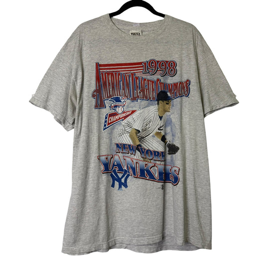 1998 New York Yankees MLB T-shirt Sz XL (B1617)