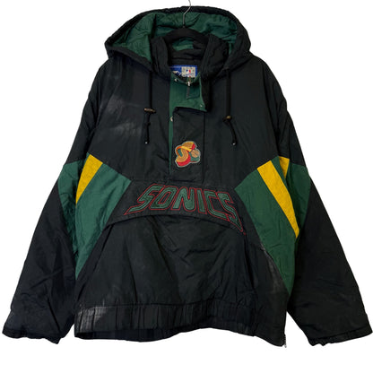 90’s Seattle Supersonics NBA Starter Jacket Sz L (B2489)