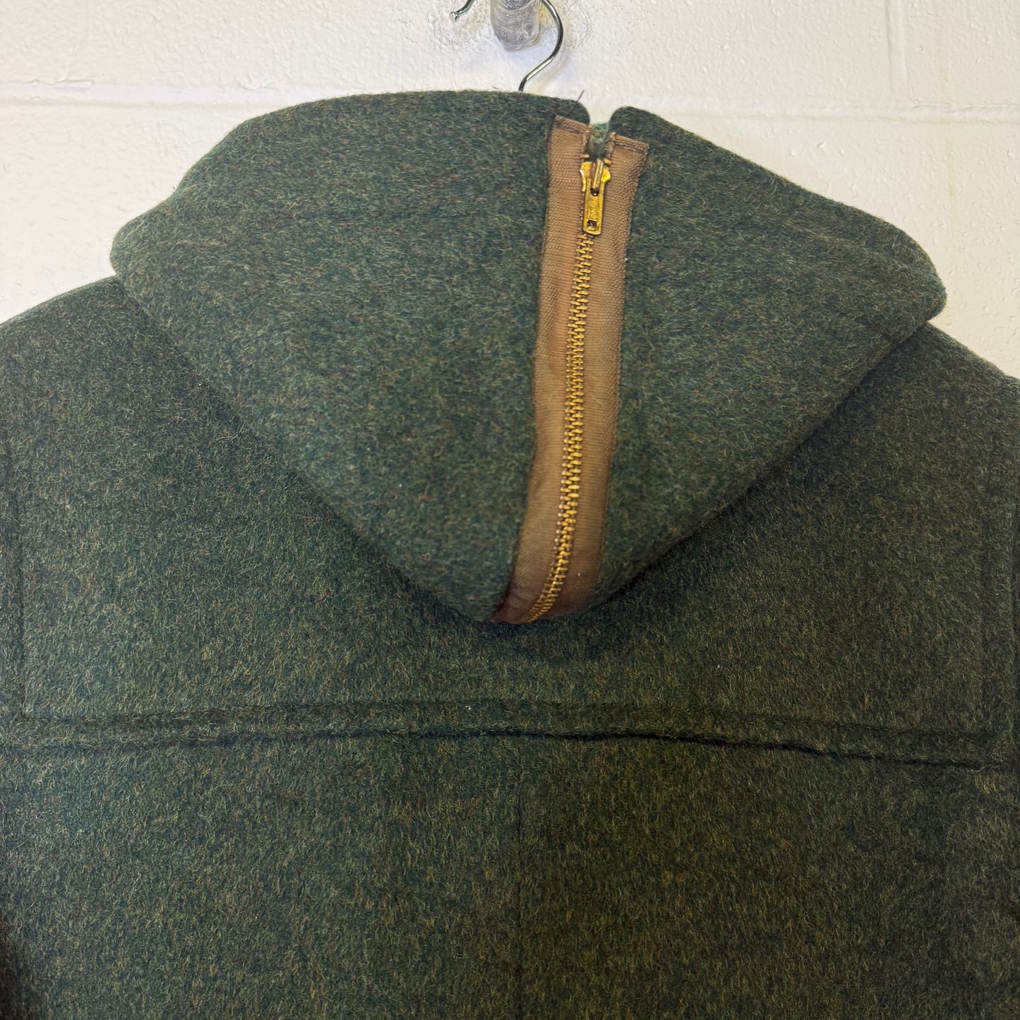 Vtg Duffle Coat by Zero King Jacket Sz M (B1779) Virgin Wool