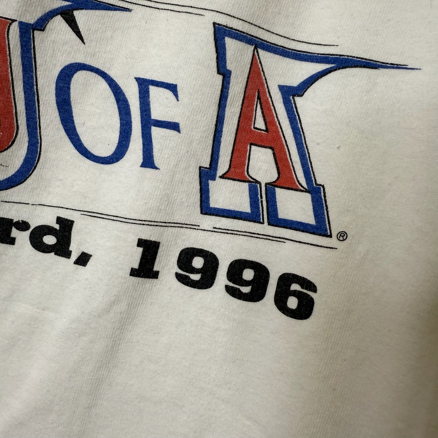 1996 Arizona Rivalry Game ASU vs U of A NCAA T-shirt Sz XL (B1663)
