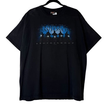 2010 Harley Davidson Edmonton Alberta T-Shirt Sz XL (A9059)