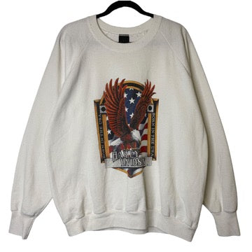 1991 Harley Davidson Eagle Crewneck Sz XL (A6013)
