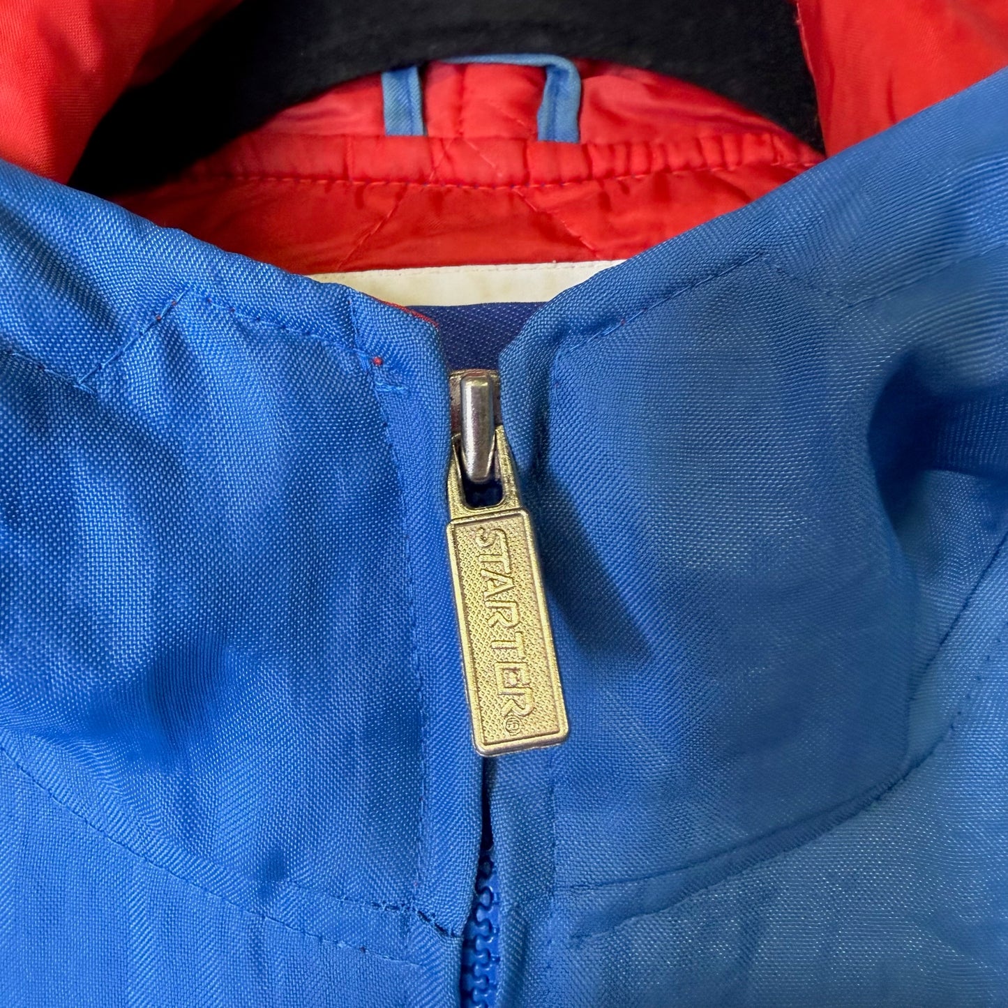 90s Texas Rangers MLB Starter Jacket Sz L (B2358)