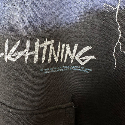 1994 Metallica Ride The Lightning Hoodie Sz L