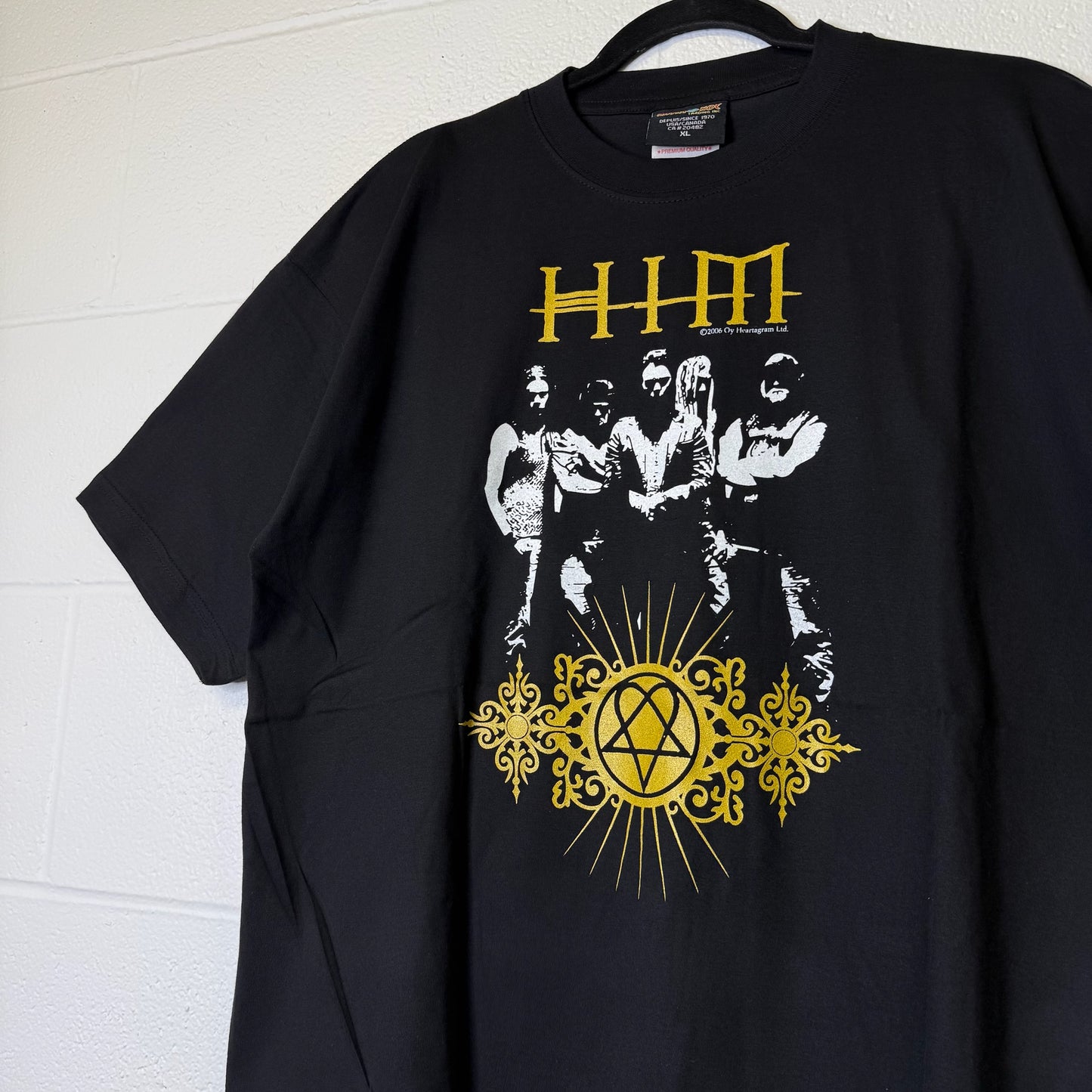 2006 HIM Heartagram T-Shirt Sz XL  (B2049)