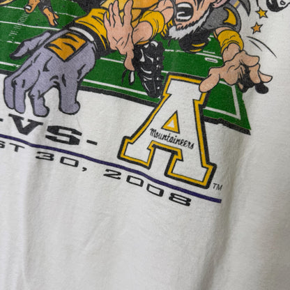 2008 LSU Arizona Rivalry Game NCAA T-shirt Sz XL (B1659)