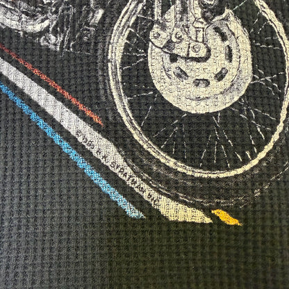 80's Harley Davidson Thermal Long Sleeve Sz M (B458)