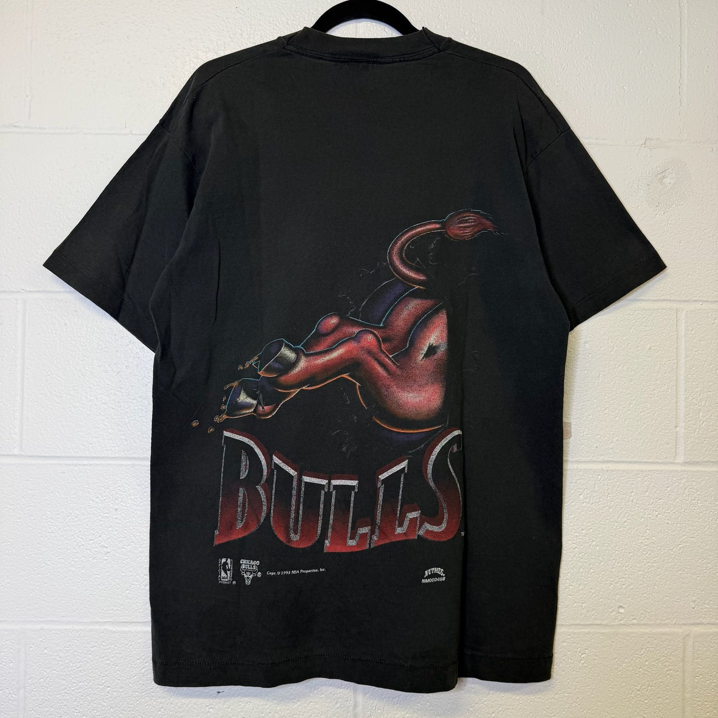 90's Chicago Bulls Nutmeg Breakthrough NBA T-Shirt Sz L (B2528)