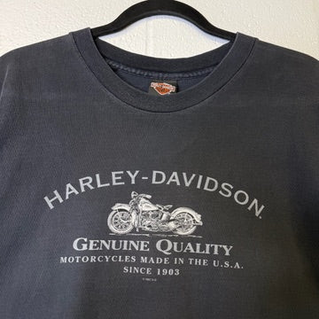 1998 Harley Davidson Medicine Hat Alberta T-Shirt Sz L (B1426)