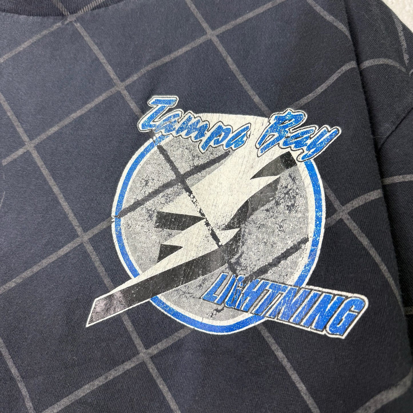 90s Tampa Bay Lightning NHL T-Shirt Sz XL (B2701)
