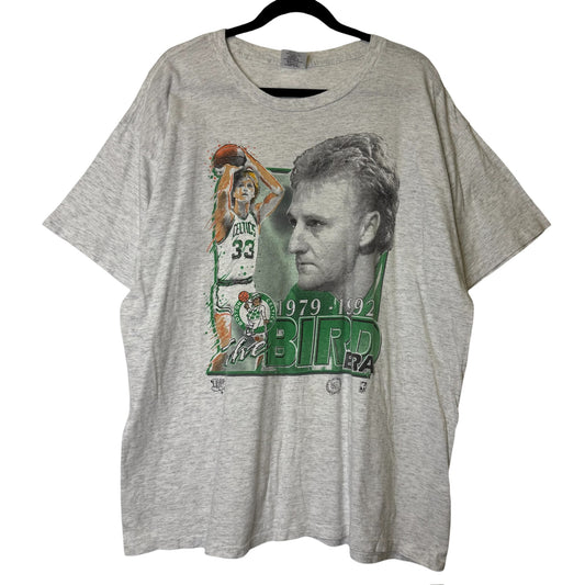 1992 Larry Bird Boston Celtics NBA T-Shirt Sz XL (B650)