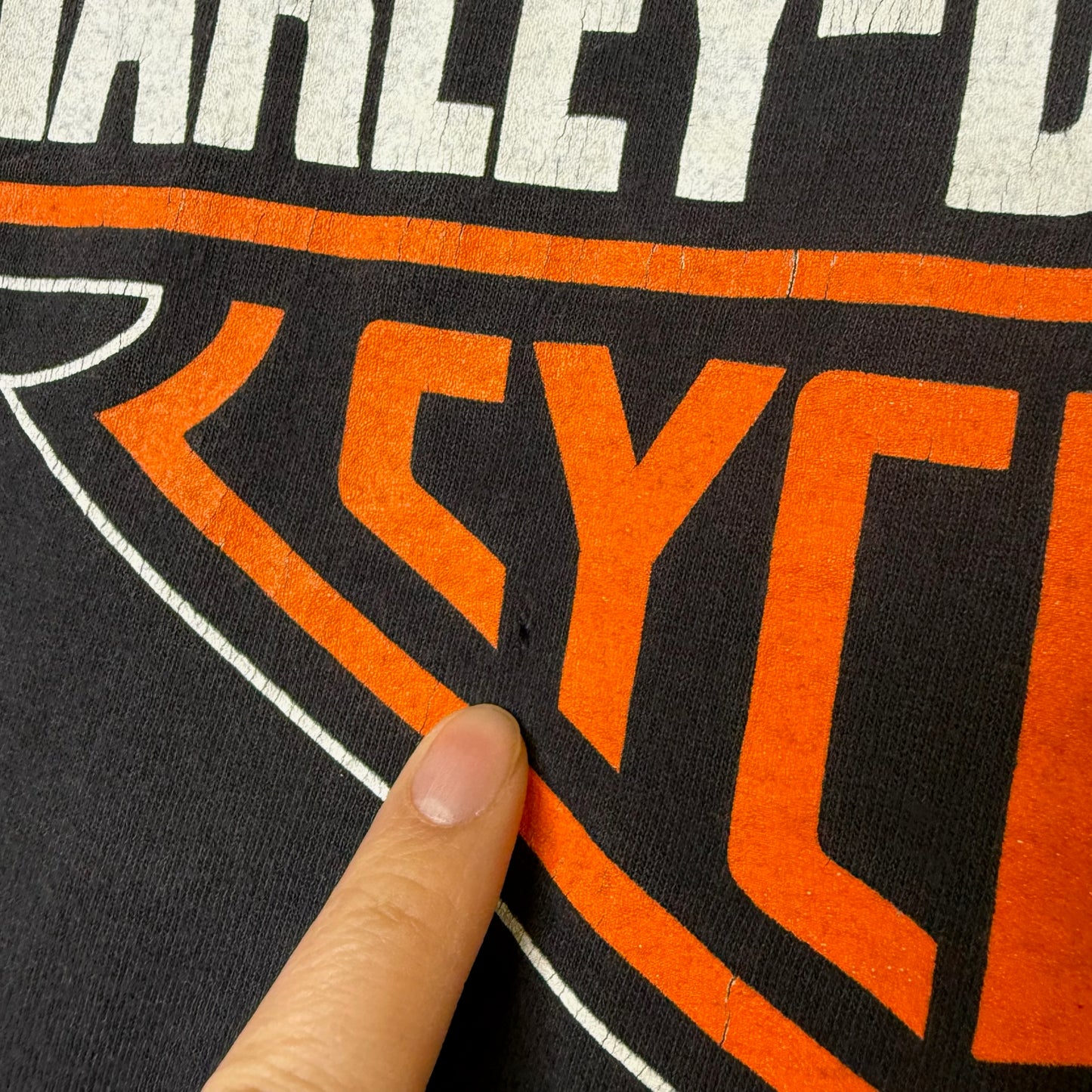1991 Harley Davidson Eagle T-Shirt Sz L (B1155)