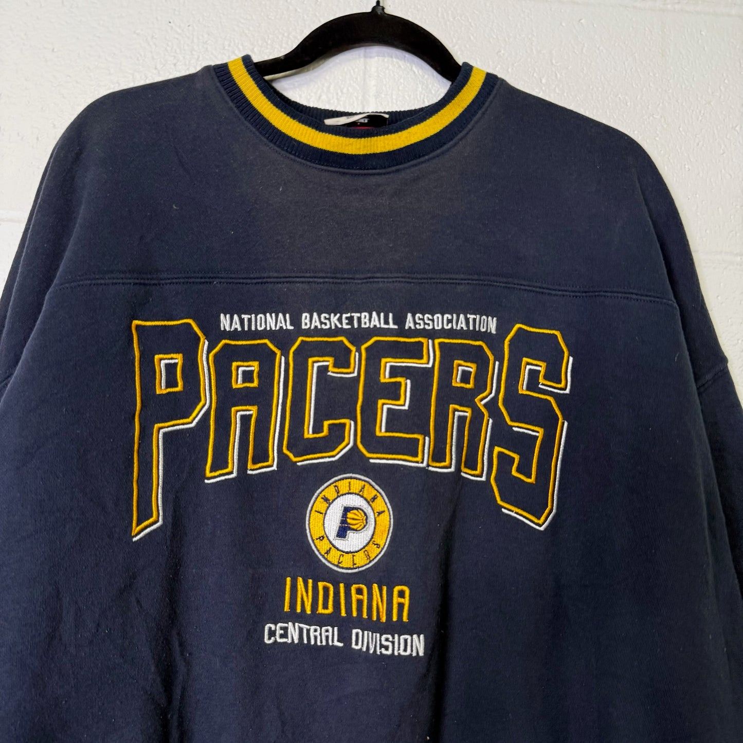 90s Indiana Pacers NBA Crewneck Sz XL (B663)